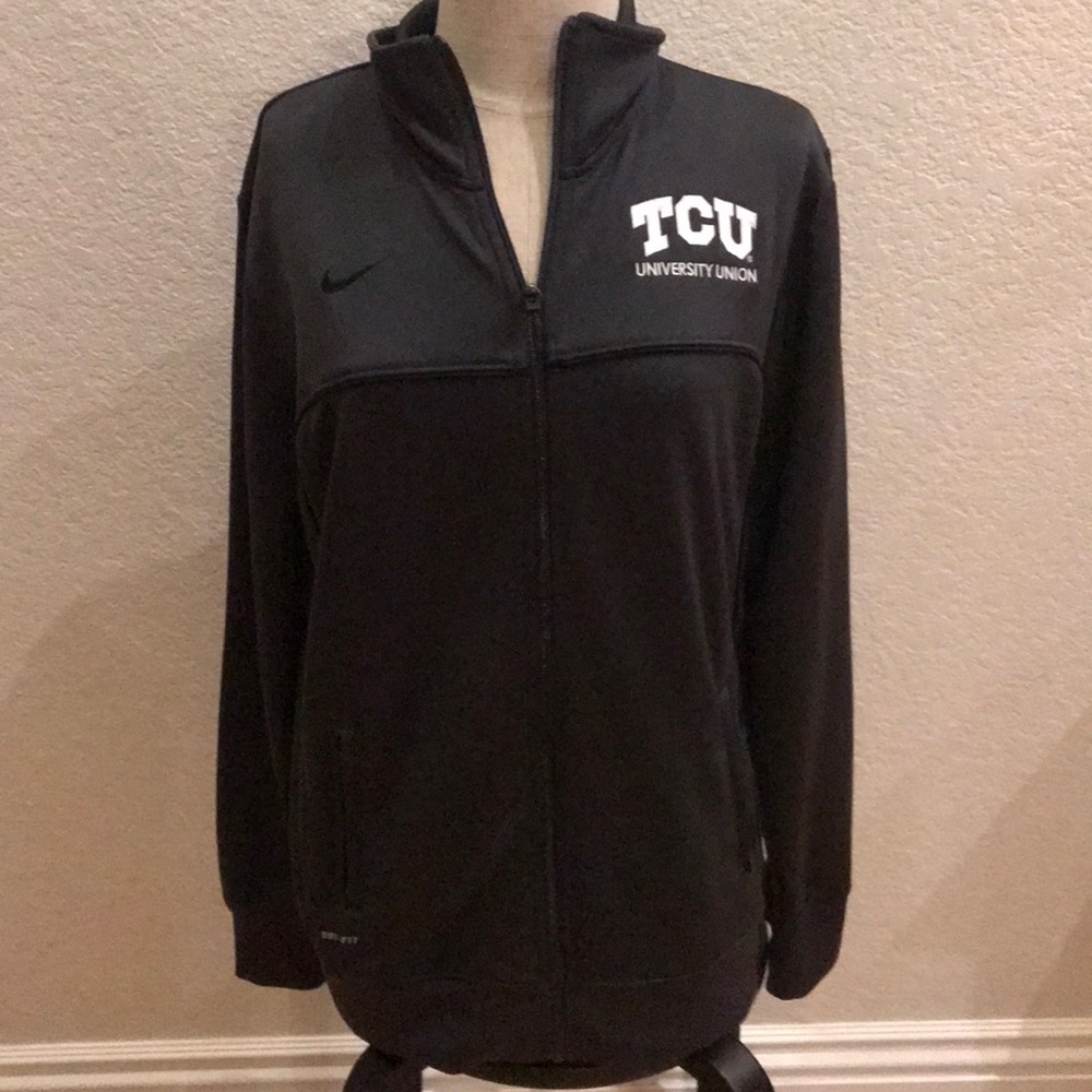 Nike TCU jacket men’s size large excellent